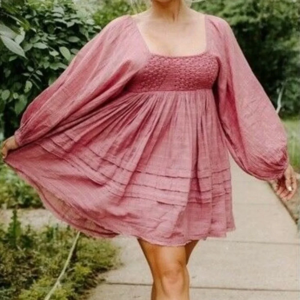 FREE PEOPLE Ari Oversized Mini Dress - Picture 6 of 15